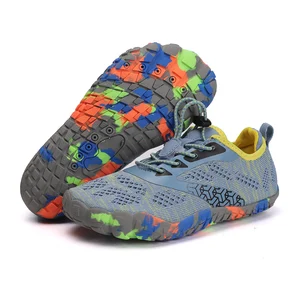 أحذية مائية للأطفال سريع الجفاف الشاطئ حافي القدمين أحذية مائية صبي فتاة استنزاف الصنادل السباحة قارب ركوب الأمواج الرياضة الخوض أحذية رياضية أفضل 6 مبيعات لأحذية التنس العائمة - رقم 5