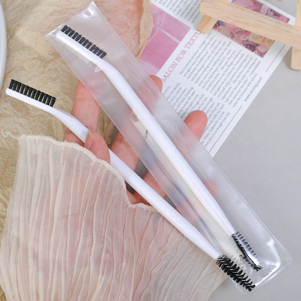 New Eyebrow Brush Professional Double Washable Eyebrow Eyelash Shaper Eye Brow Brush for Grooming Brows Reusable Makeup Tools
