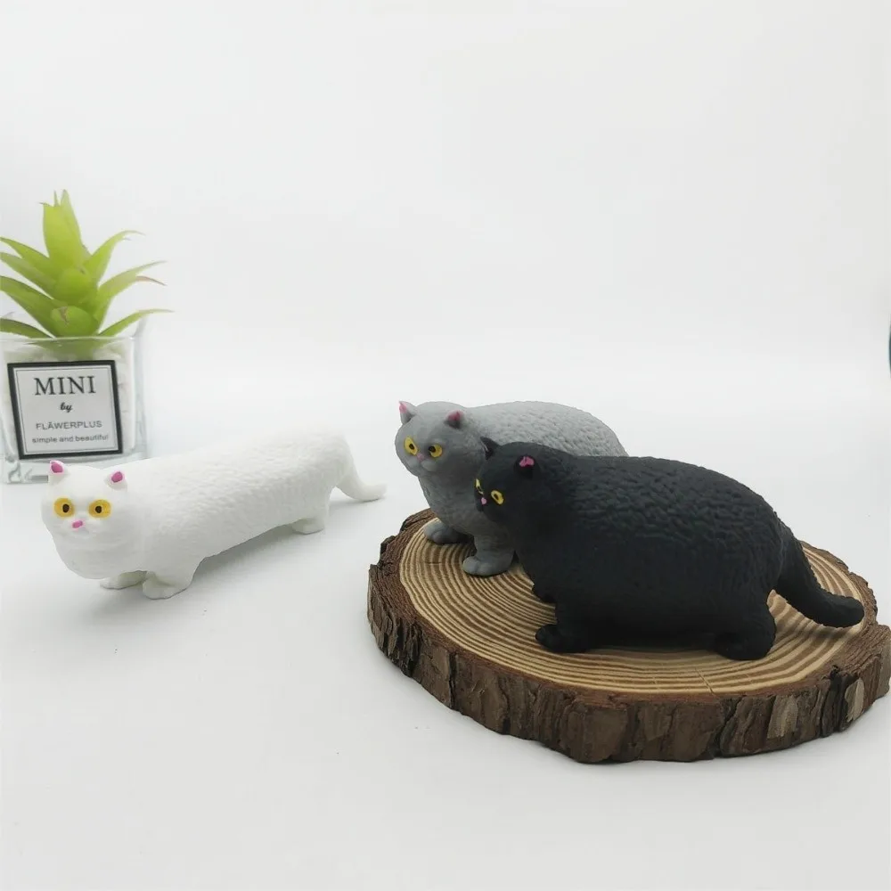 Hand Play Toy Cat Shaped Cat Squishy Toy Slow Rising Soft Cat Fidget Toy Cute Slow Rebound Cat Reduce Pressure Toy Adult