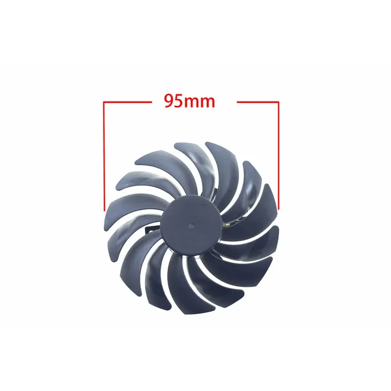 2PCS PLD10010B12HH DC12V 0.40A 4PIN FOR MSI GTX1080Ti 1080 1070 1060 RX470 480 570 580GAMING Graphics Card Cooler Fans PLD10010S
