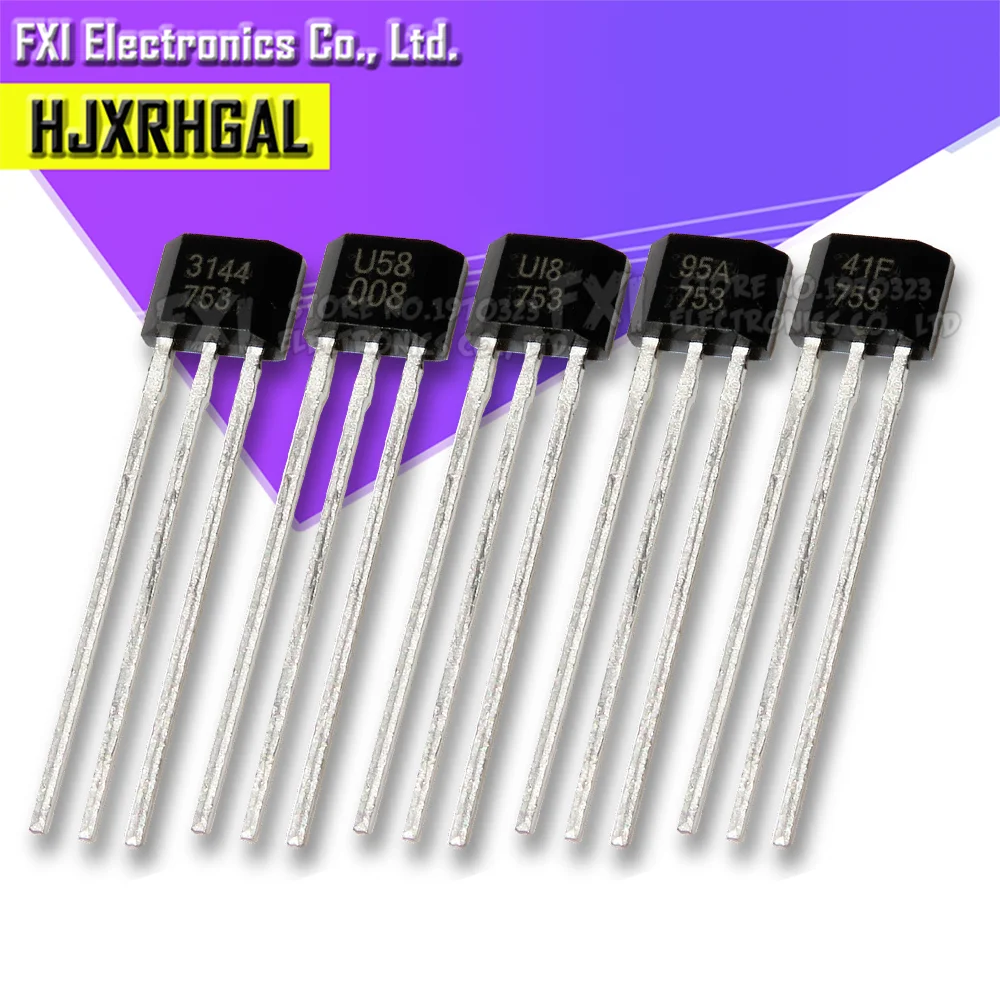 10PCS 49E Halle element SS49E OH49E A3144E SS40AF SS41F SS495A US1881 US5881 UGN3503 OH137 HAL276 Halle sensor Halle Wirkung sensor