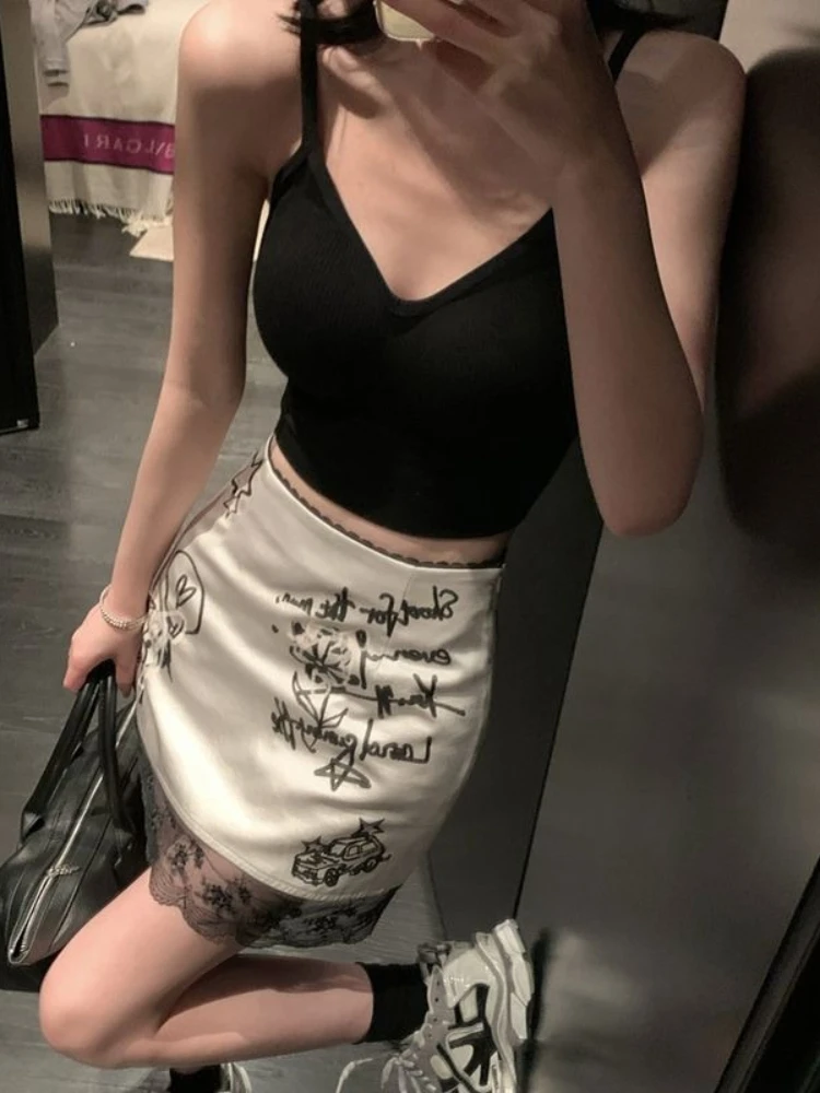 Women's Summer Satin A Line Short Skirt Petite Slimming Draping Design For Flattering Silhouette​
