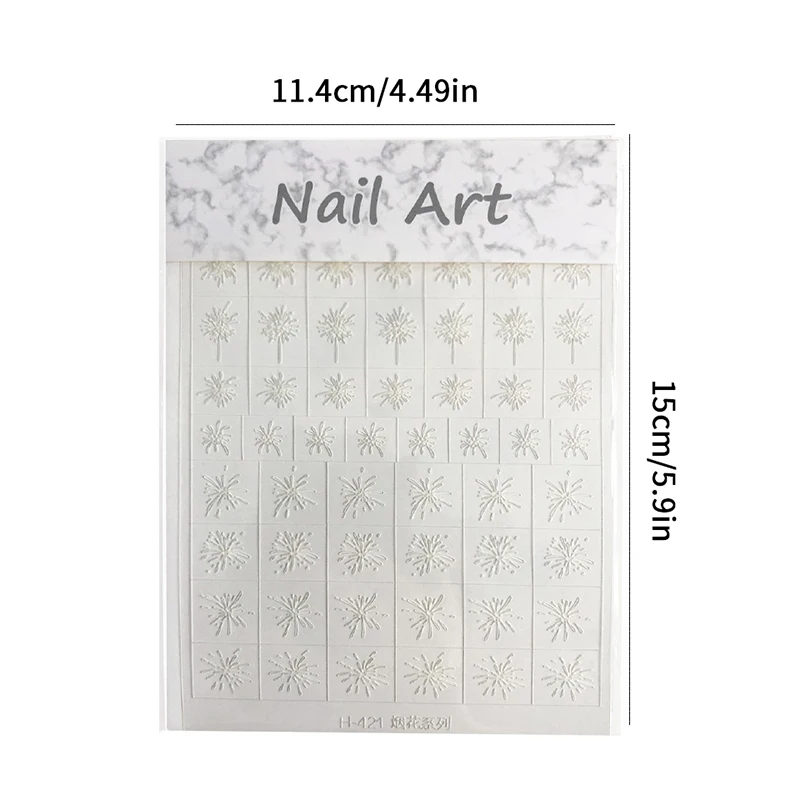 شفافة بالكامل الألعاب النارية جوفاء ملصقات الأظافر رذاذ اللوحة الاستنسل شجرة عيد الميلاد ندفة الثلج نمط الربت أداة لاصقة