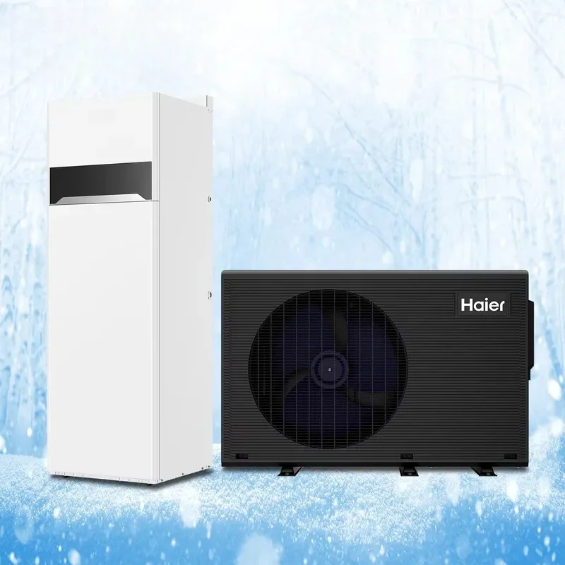 R 290 All-in-One Kit Stainless Steel Floor Heating Air Conditioning System Air Source Mono Inverter Hot Water Heat