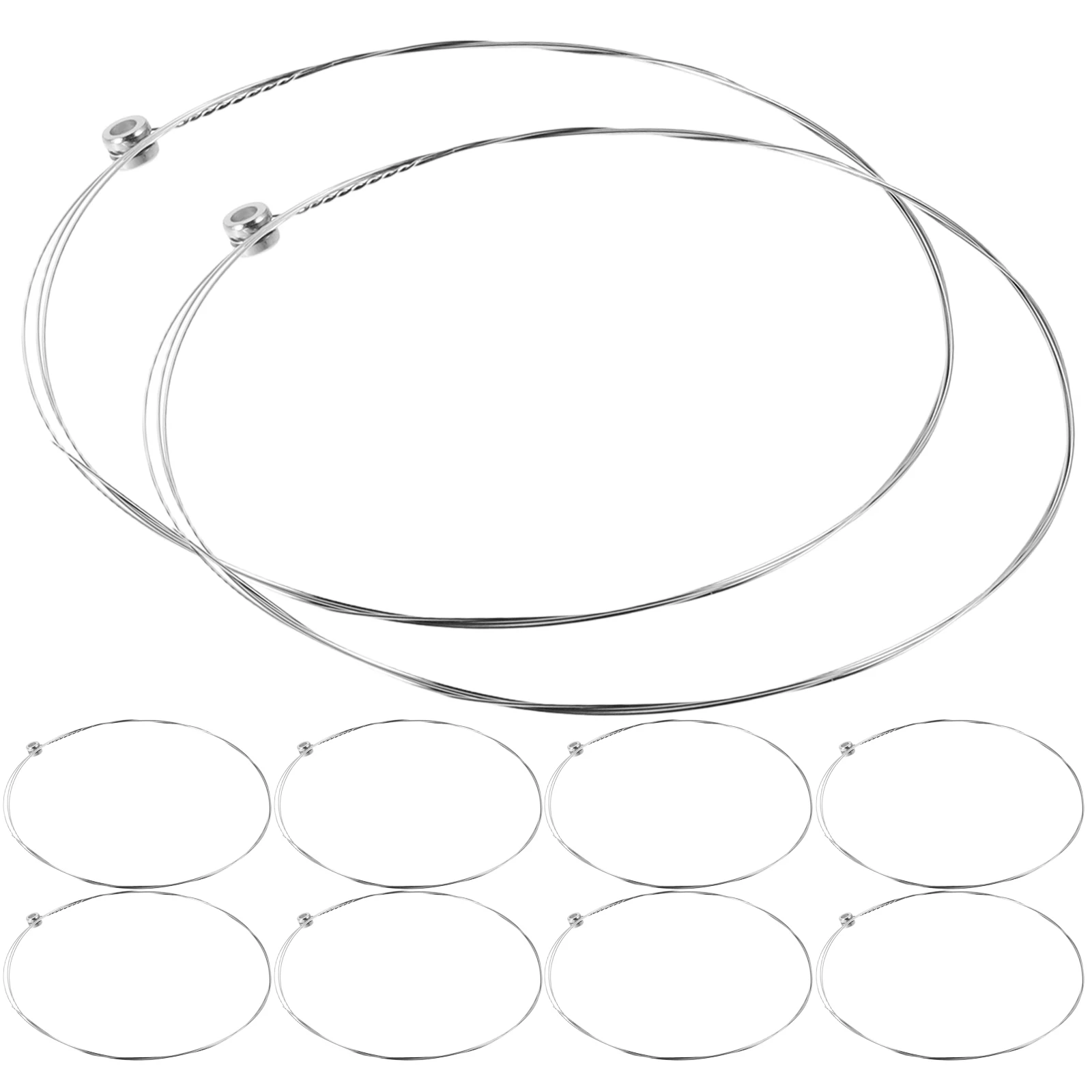 

10pcs Guitar Replacement Steel Strings Durable Stainless Acoustic Electric Longlasting Music Instrument Accessories Parts