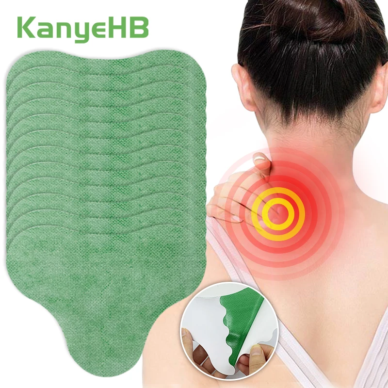 12Pcs=1Bag Wormwood Cervical Patch Herbal Medicine Plaster Rheumatic Neck Shoulder Knee Joint Arthritis Pain Relief Sticker A315