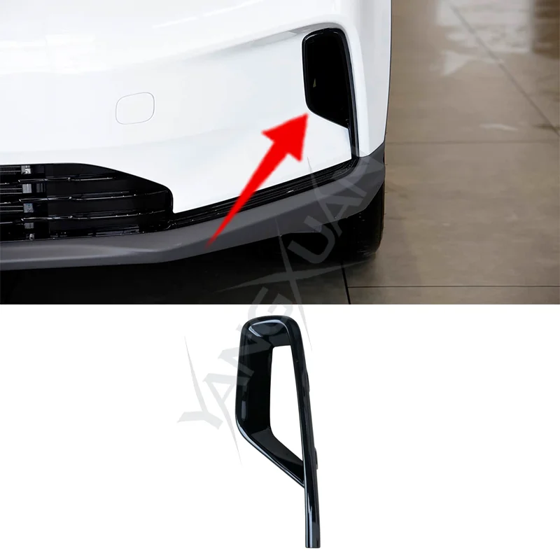 Front Bumper Fog Lamp Cover For Geely Geometry C Front Bumper Foglamp Grille Trim Shade Foglight Cover