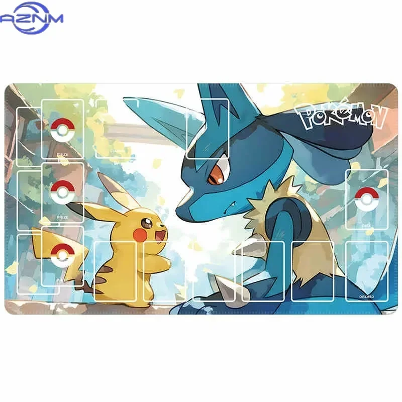 Anime Forest Style Rubber Mousepad, Non-slip Large Table Mat for Card Game and Desktop Gaming