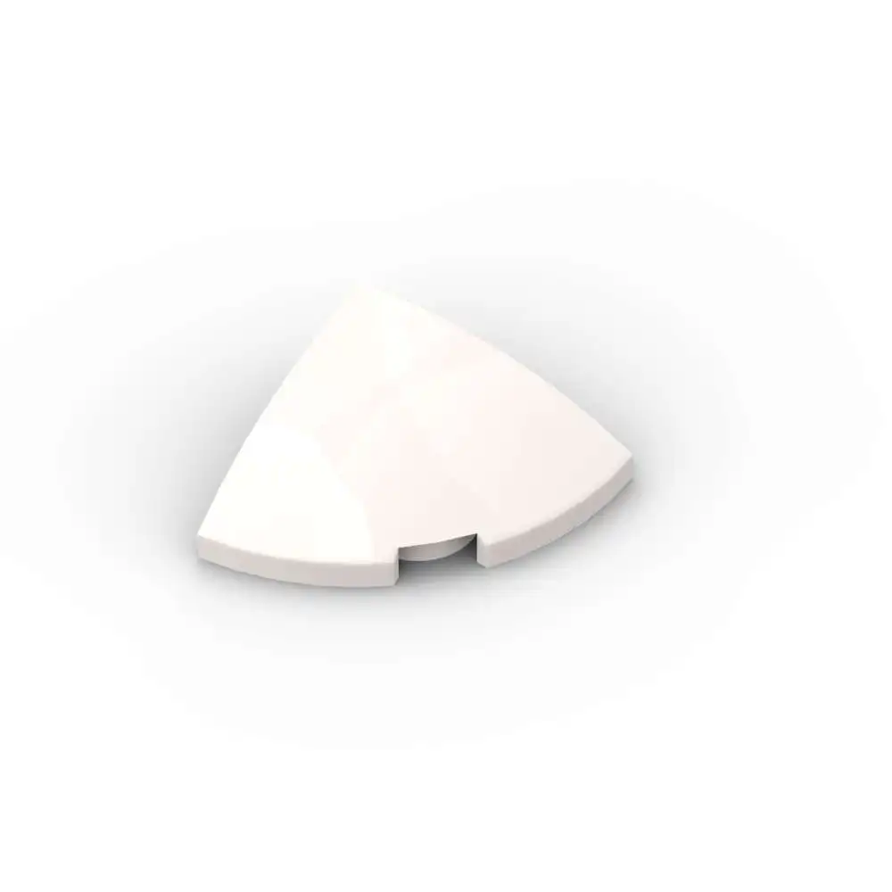 MOC 10PCS Parte Mattoni 5852 Curvo 2x2x2/3 Angolo Rotondo Building Block Set Casa Castello Pendenza Particelle Educative Giocattoli Regali per bambini