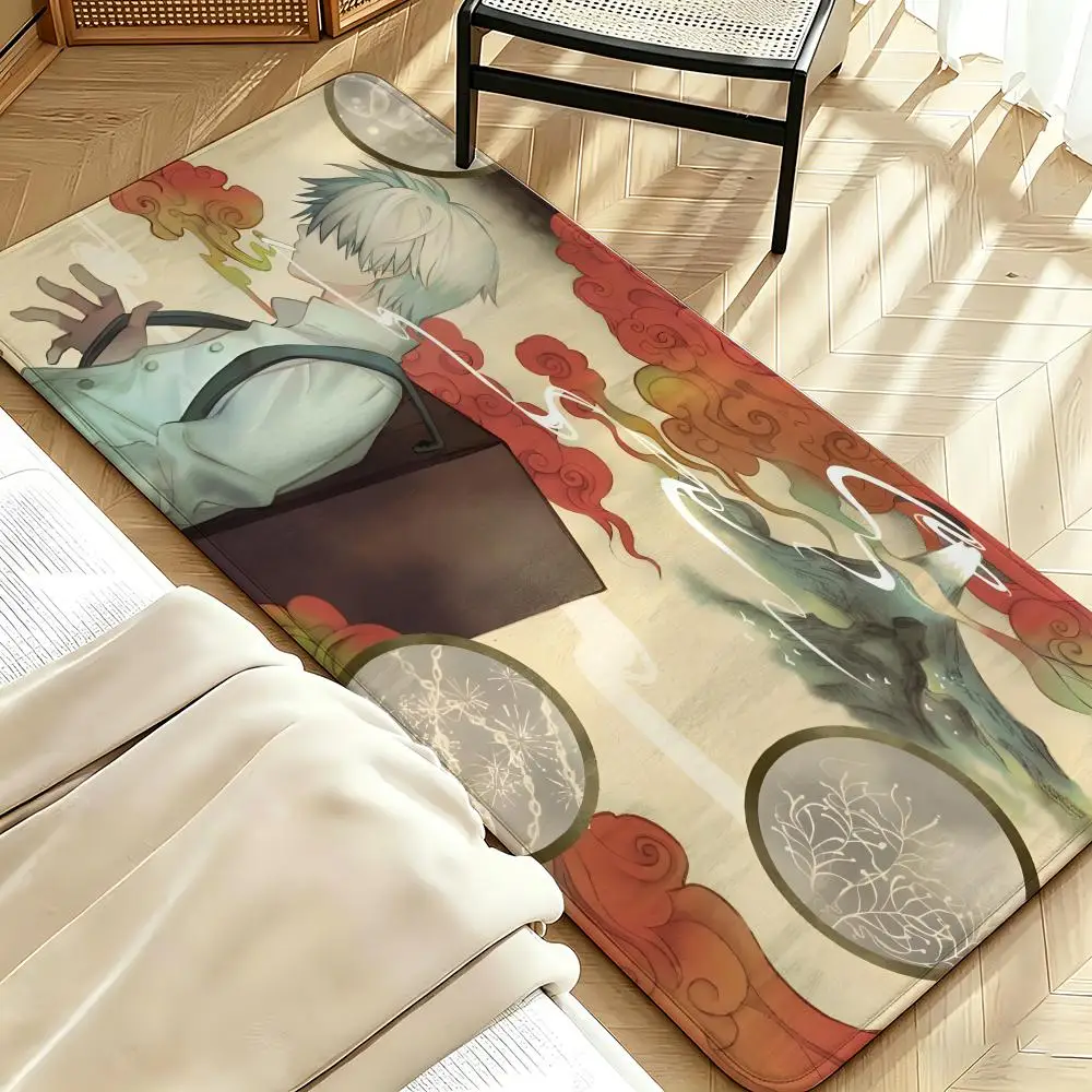 Anime M-Mushishi Floor Mat Soft Flannel Floor Mat  Suitable for Entryways, Living Rooms, Bedrooms, and Bathrooms view 4