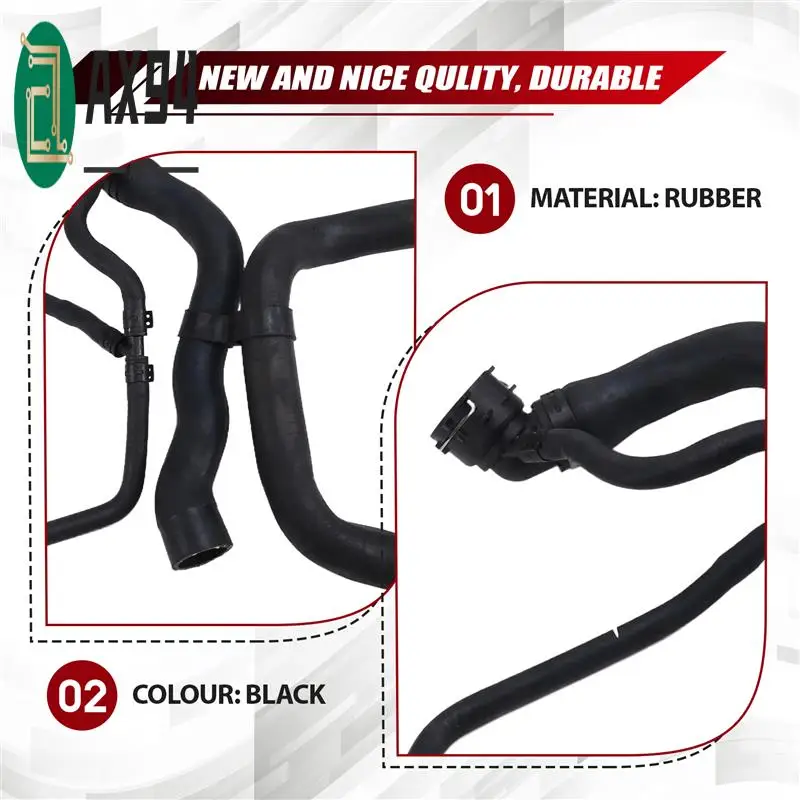 

AX94-5Q0121049AD Engine Cooler Coolant Hose Pipe For Q2 A3 8V VW Golf 7 MK7 Passat B8 Skoda Octavia 5E Superb