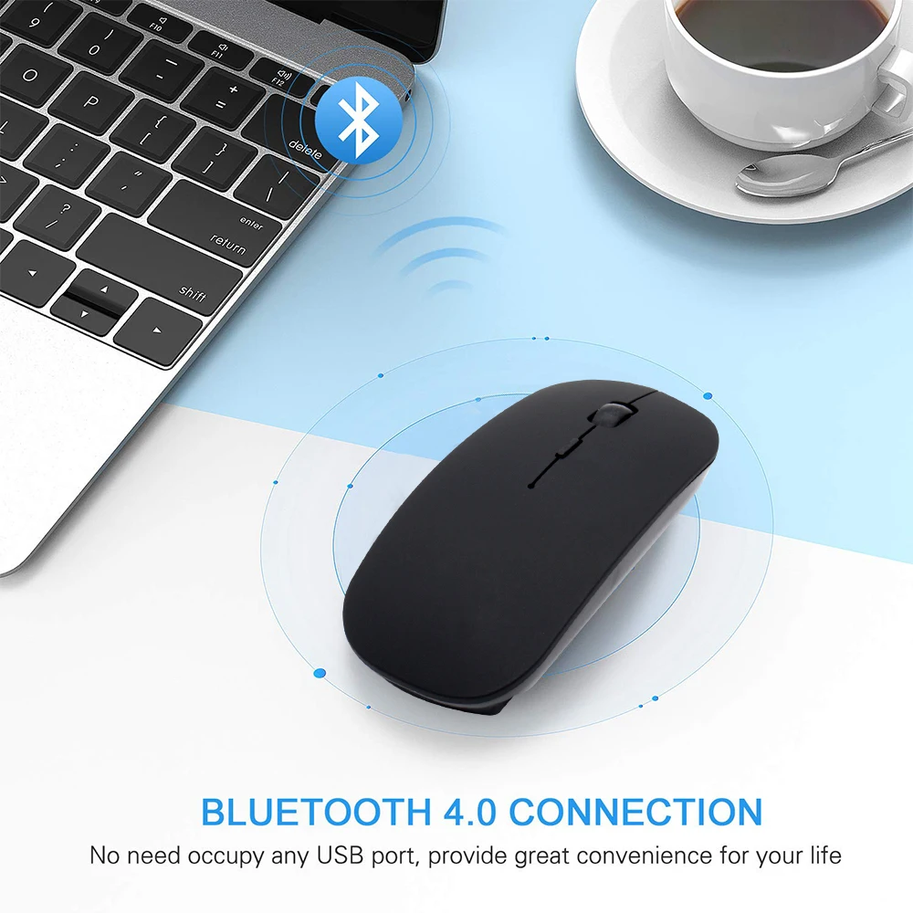 rechargeable ergonomic Dual Mode Bluetooth 3.0 Mouse 2.4G Wireless bluetooth Portable Optical Mouse with USB Nano Receiver