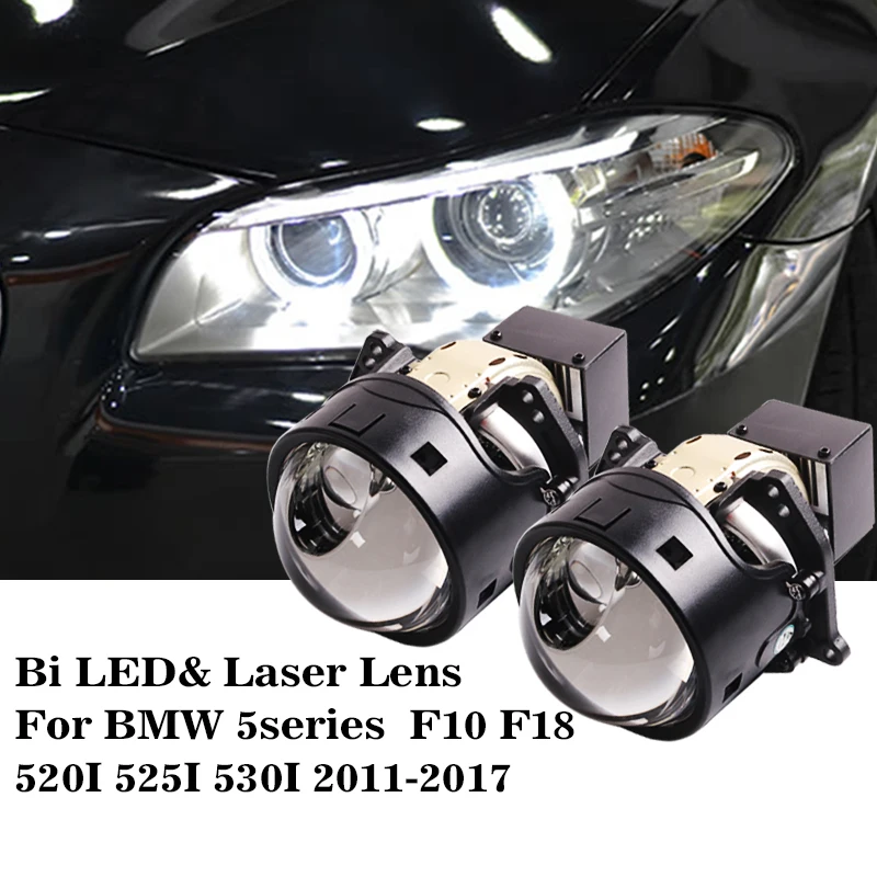 

SANVI 3Inches Bi LED&Laser Projector Lens Headlight 67W 6000k 26000Lux For BMW F10 F18 520i 525i 530i 2011-2017 HeadLamp Upgrade