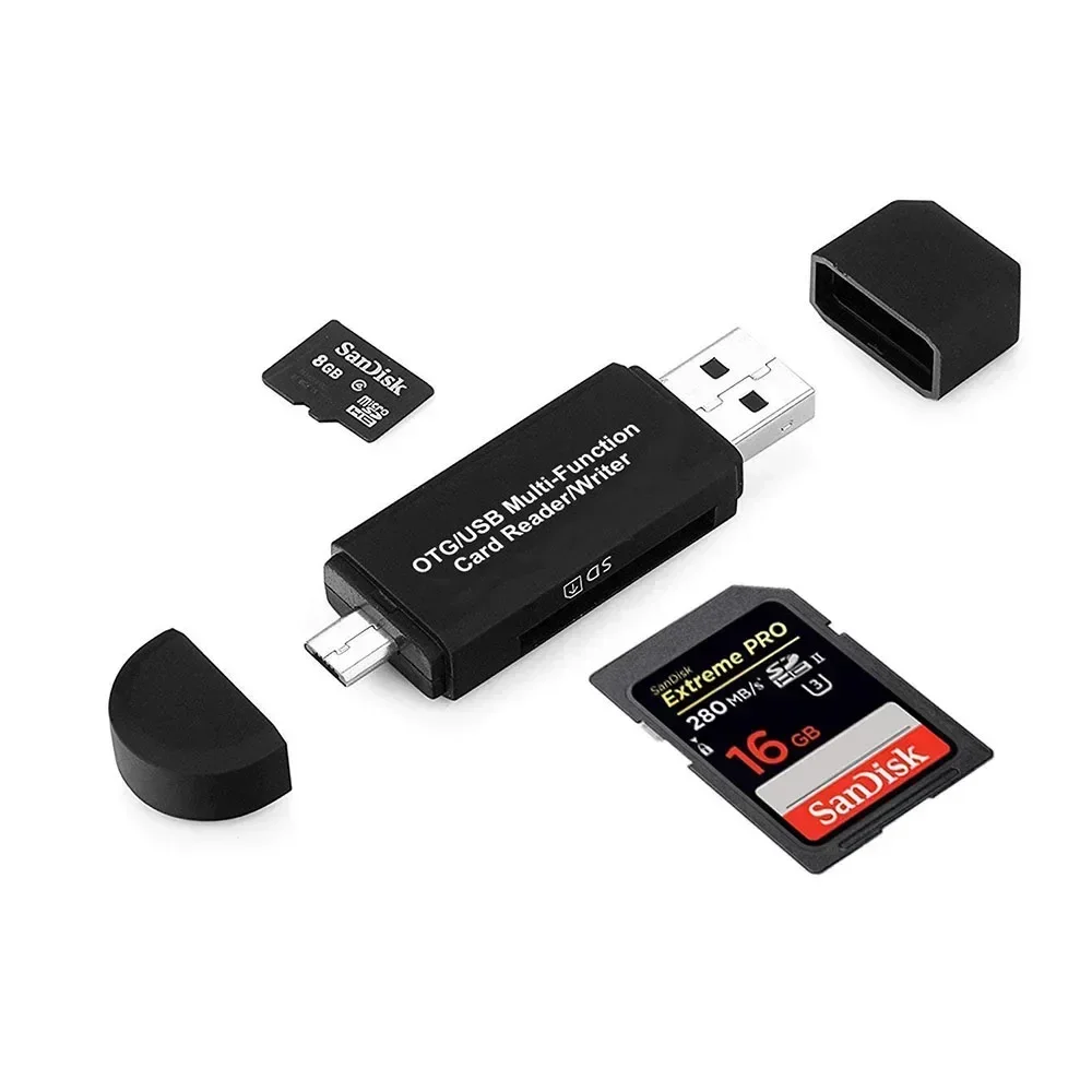 Nworld High-speed USB 2.0 Flash Drive OTG Card Reader Adapter Universal OTG TF/SD E Reader For Laptop Accessories With Micro SD