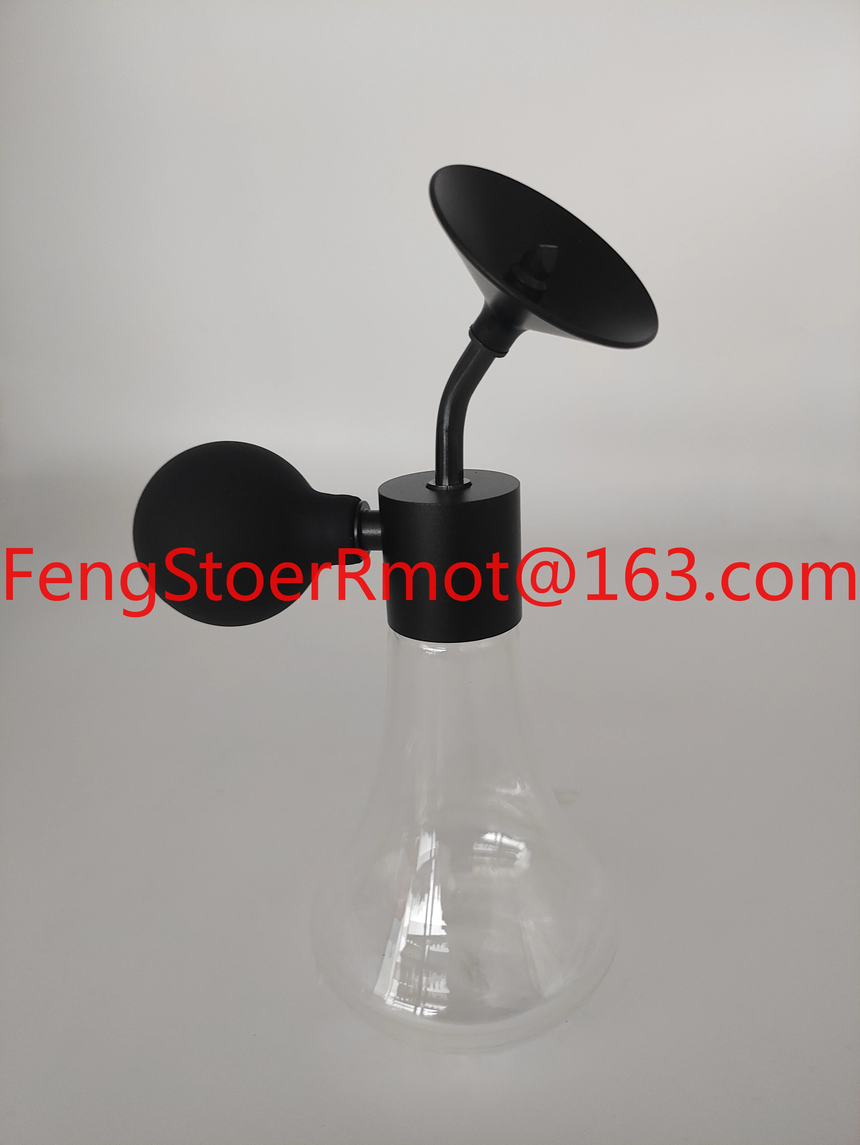 Suitable for coffee and tea essential oil perfume bottle glass display bottle aluminum alloy silicone material