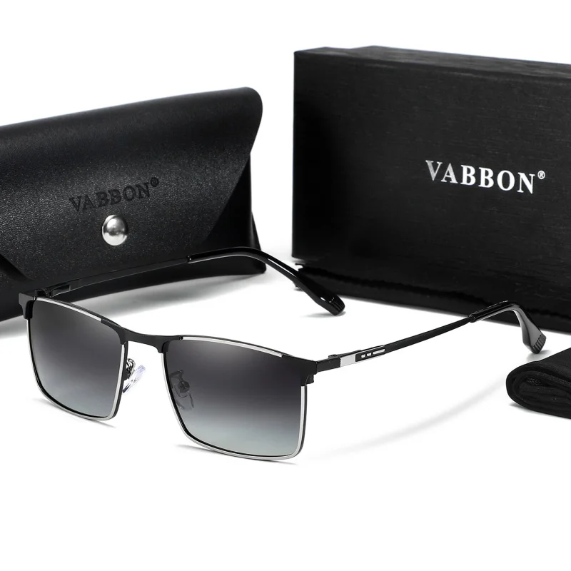 Vabbon Trendy للرجال والنساء إطار مربع الاستقطاب نظارات الموضة في الهواء الطلق النظارات الشمسية المضادة للأشعة فوق البنفسجية الصيد والقيادة نظارات، هدية مميزة 9507