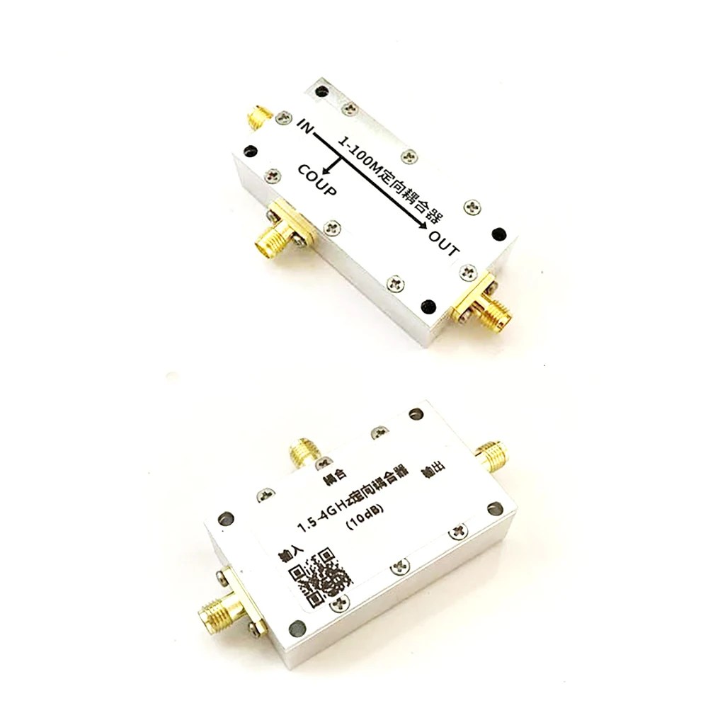 RF Directional Coupler 1–100M (23dB/30W) 1.5–4GHz (10dB/12W) for HAM Radio HF/L Shortwave Signal Sampling & Transceiver System