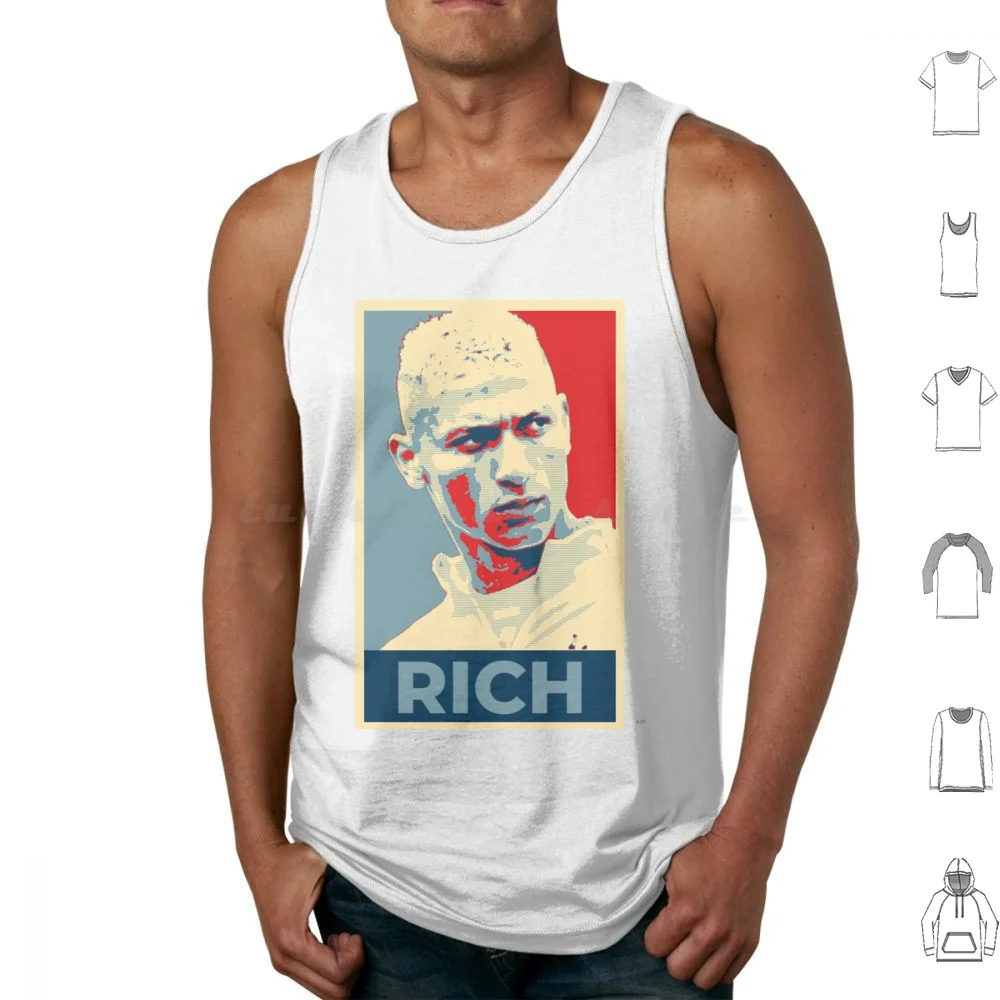Richarlison-Hope Tank Tops Print Cotton Richarlison Coys Spurs Epl Premiership Football Hope Obama Sheperd Fairey Pop Art