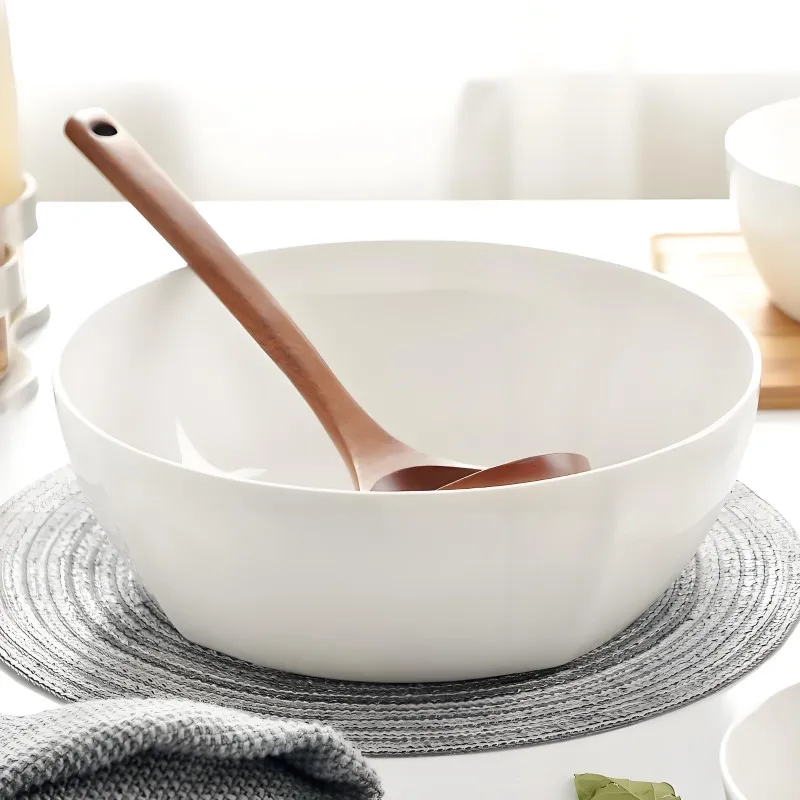 7 inch, bone china ceramic soup bowl, chinese style,  hot food thermos container, kitchen accessories for cooking, dinnerware