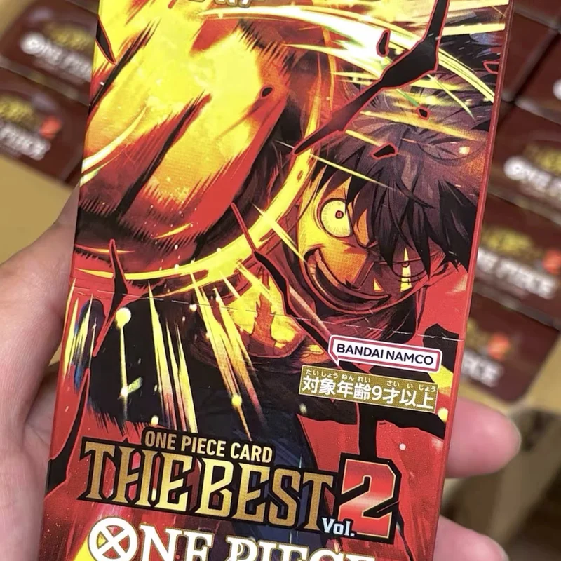 In Stock One Piece Collectible Player Tcg Prb 02 Premium Best Vol.2 Namco Japanese Premium Booster Pack Trading Cards Blind Box