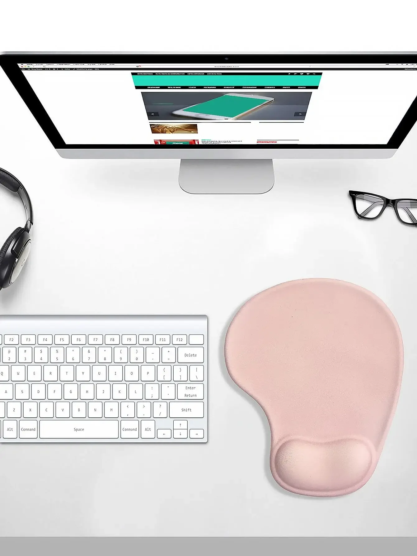 

1pc Plain Mouse Pad, Desk Mouse Pad