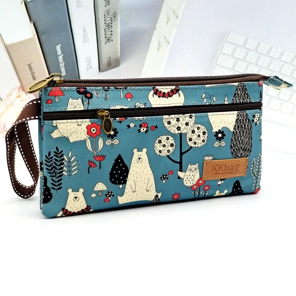 New Cartoon Animals portafogli Zero borsa portamonete donna breve Mini portachiavi borsa portaoggetti borsa con cerniera carina borsa per soldi per