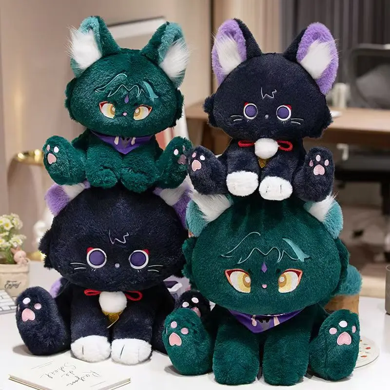 Game Genshin Plush Doll Pillow Kazuha Wanderer Xiao Venti Tartaglia Toy Soft Cute Home Decor Stuffed Toy Fans Kids Gift