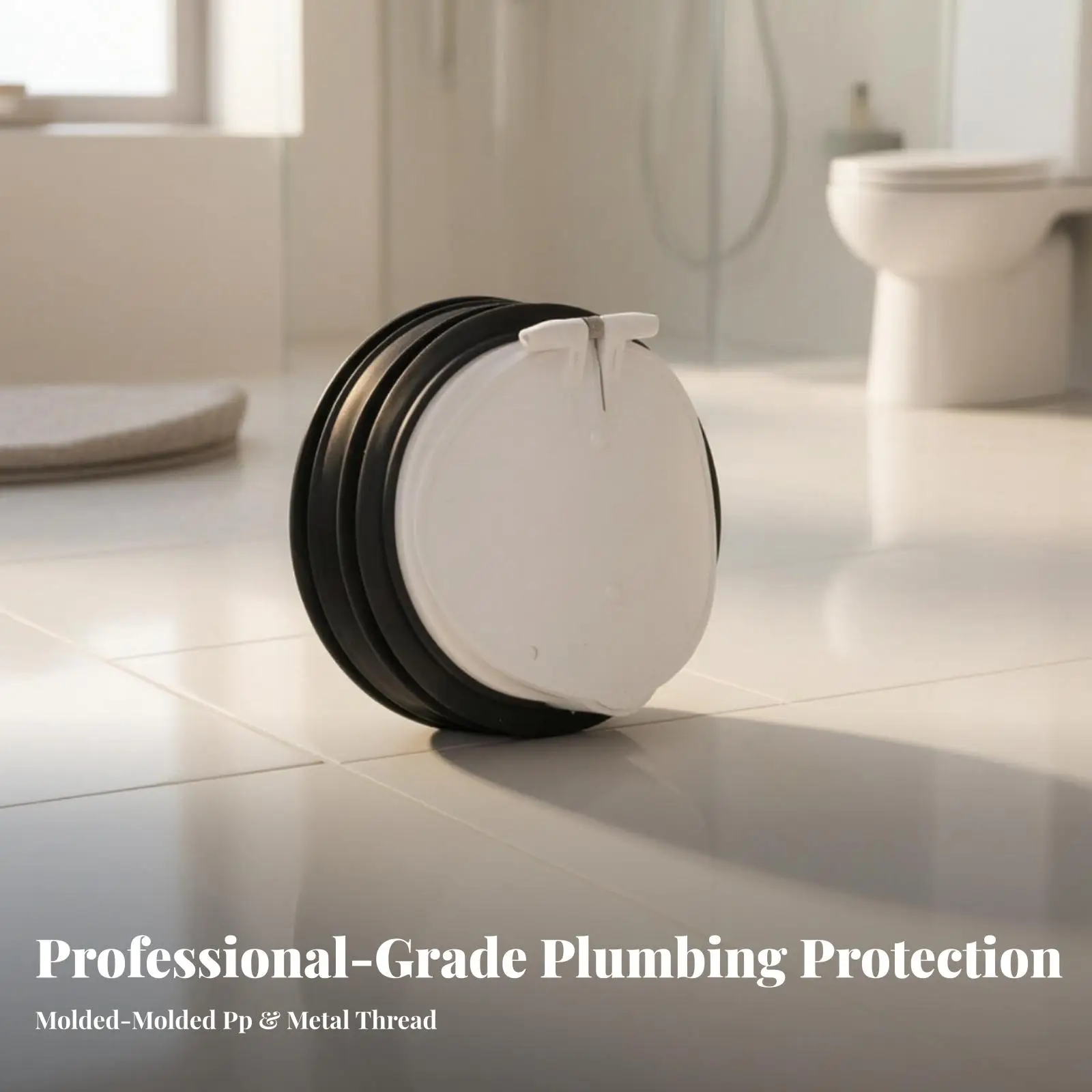 PP Toilet Check Valve 110mm Backflow Gate Sewer Non Return Valve with Flap for Drain Pipe Rat Proof Anti Odor Home Plumbing