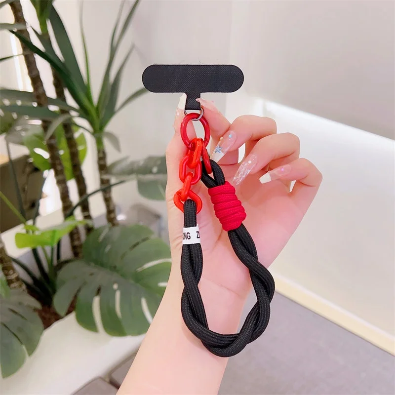 Cute Phone Lanyard Diameter Outdoor Universal Case Acrylic Crossbody Shoulder Card Neck Cord Clip Hang Anti-lost Wrist Strap