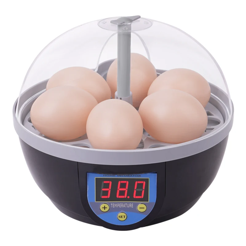 

Automatic Egg Incubators for Chicken Duck Mini 6pcs Intelligent Incubator Machine with Temperature Control