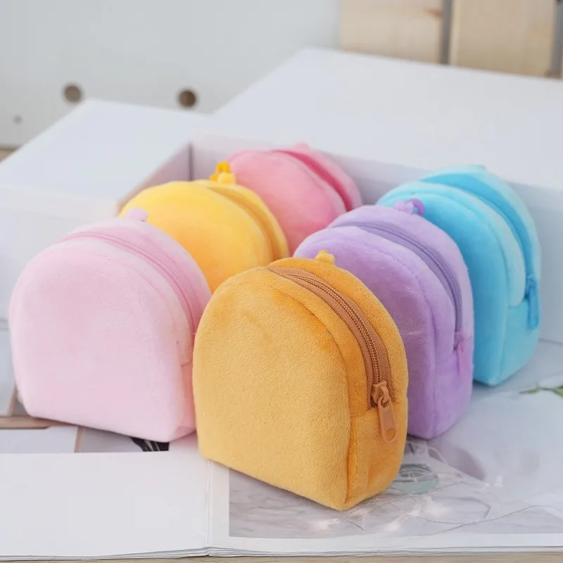 Cute Plush Coin Purse Storage Bag Red Envelope Girlfriend Data Pack Ornament Couple Gifts Hanging Coin Storage Bag Backpack