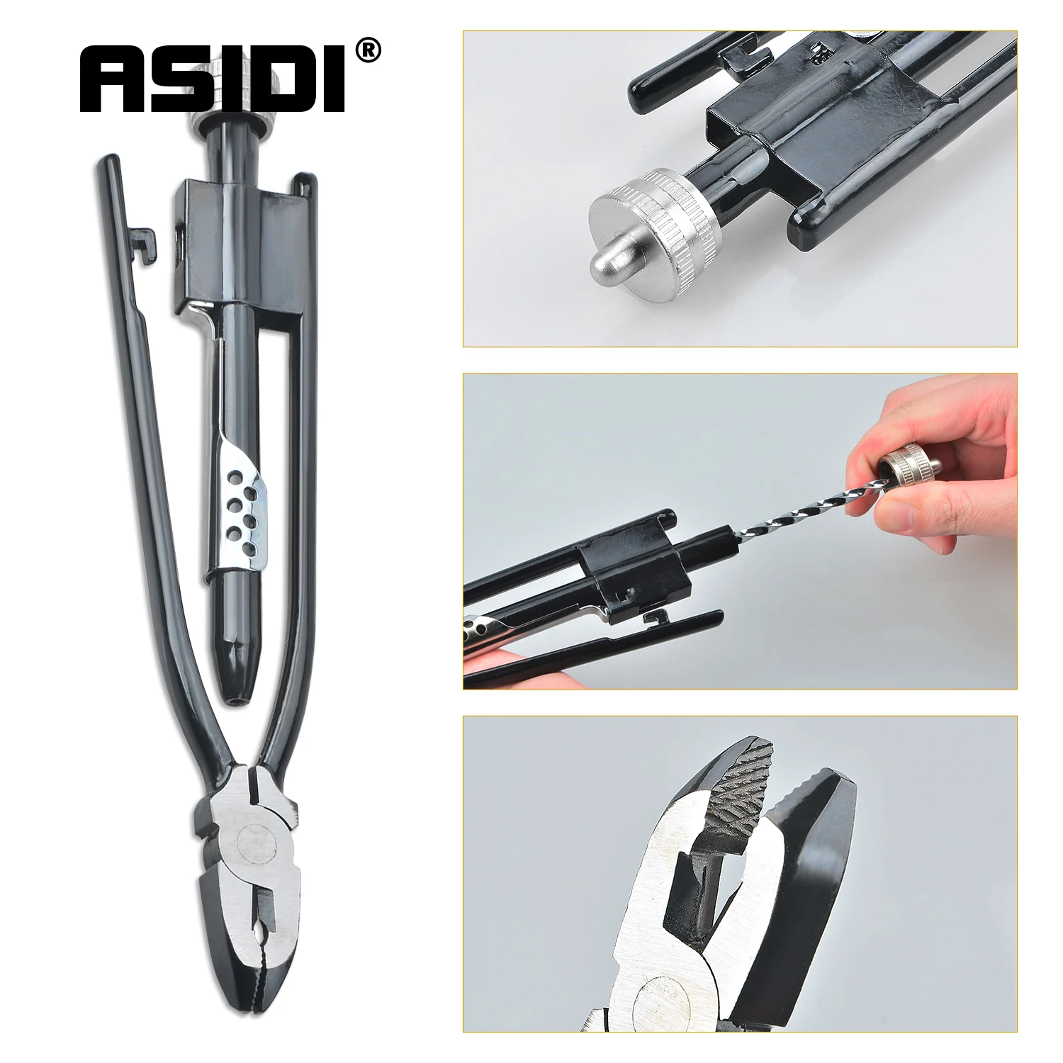 6&9 Inch Safety Wire Twisting Plier Side Cutting Lockwire Pliers Tool Twist Twister With 4 Set Stainless Wire