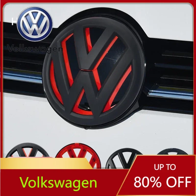 

For VOLKSWAGEN VW Car Front Grill Badges Rear Trunk Emblem Lid Covers Logo Sticker For VW Volkswagen Golf 6 golf6 MK6 GTI