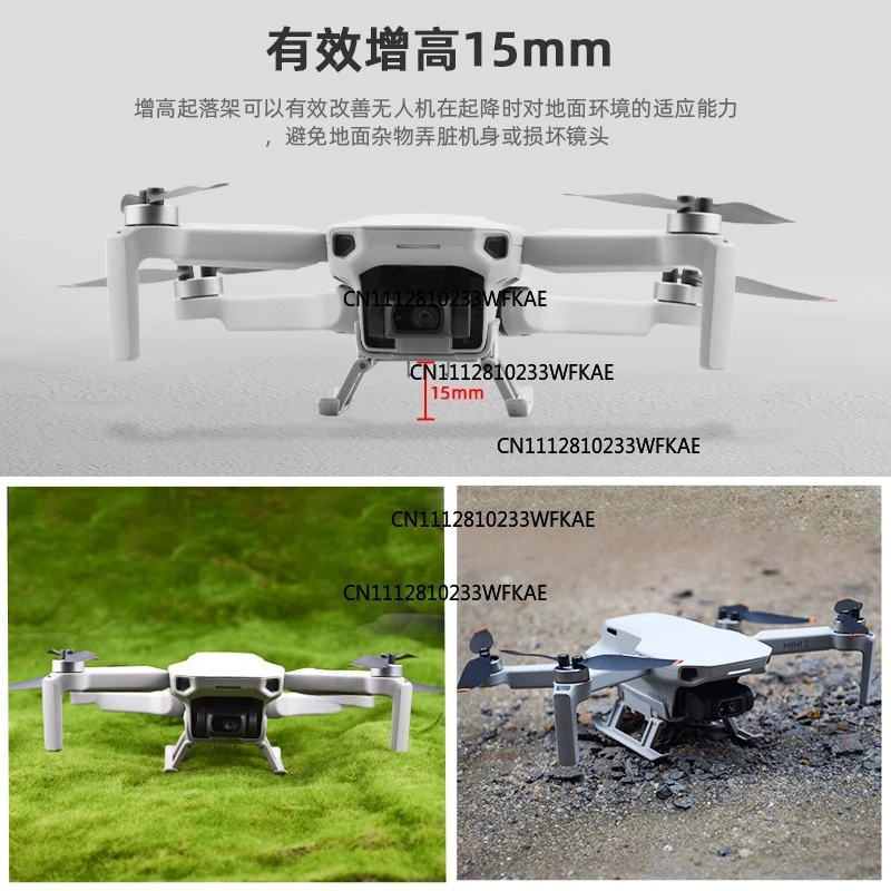 2Pcs for DJI Royal MINI/SE Height Increasing Tripod MINI 2/4K Foldable Landing Gear Bracket Accessories