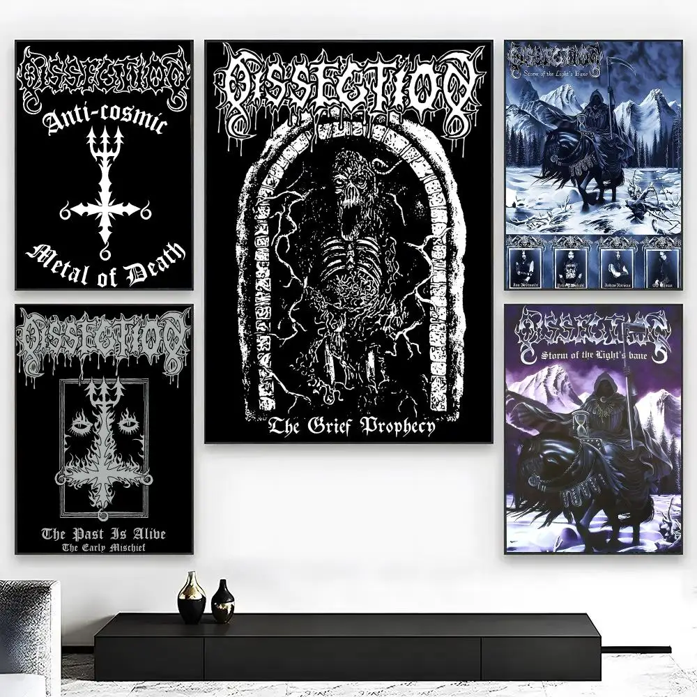 Band D-Dissection Poster Wall Art Print Removable Water-Resistant Home Decor For Bedroom Apartment Gift