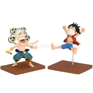 En stock Bandai Banpresto WCF Historias de registro de una pieza Luffy Ace Nami Roronoa Zoro Chopper Anime Action Modelo de regalo de juguete 8 Mejores cifras de WCF de ventas - №4
