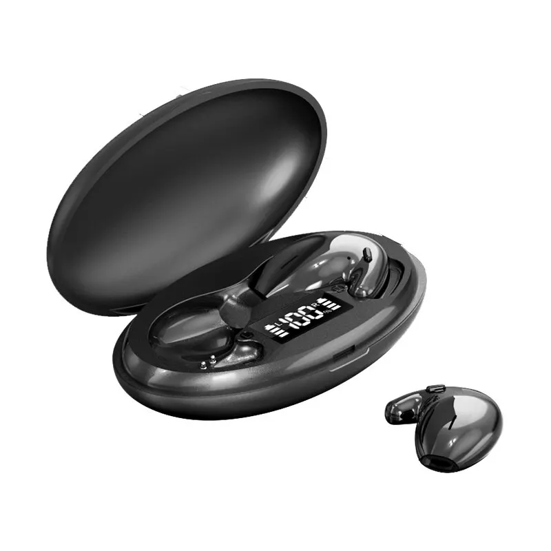 

D90 Bluetooth Earphones TWS Wireless Headset 5.3 with Sleep Comfortable Wearing Touch Control Headphone Earbuds Low Latency