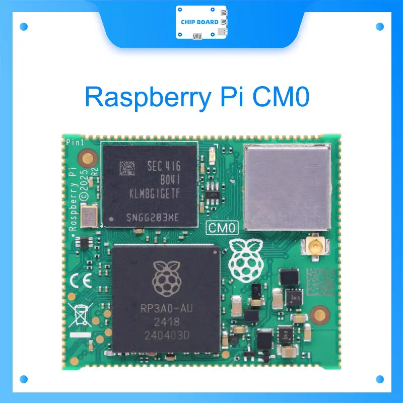 تتميز الوحدة المخصصة Raspberry Pi CM0 على Raspberry Pi RP3A0 System-in-Package