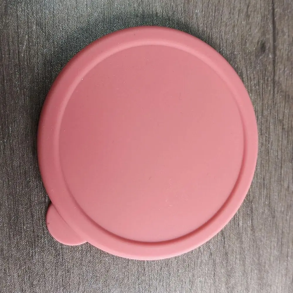4Pcs High Quality Silicone Glass Custard Cup Cover Airtight Sealing Replacement Jar Lid Resuable Leakproof Lid Cover