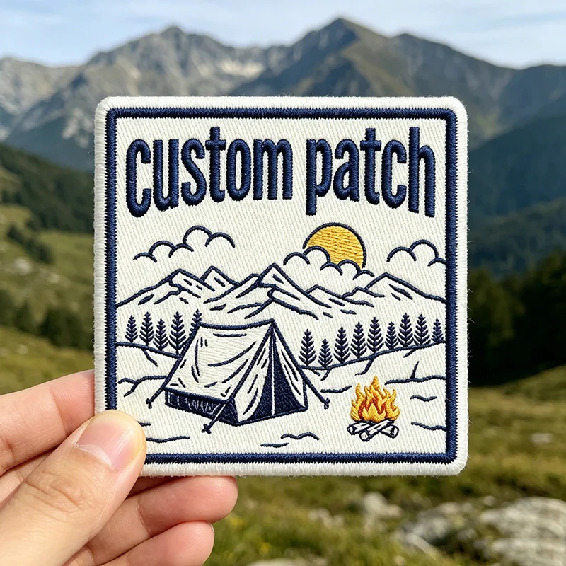 Custom Embroidered Patches–Woven PVC Chenille–Iron On Sew On Hook Loop for Jackets Hats Backpacks DIY Design Personalized Badges