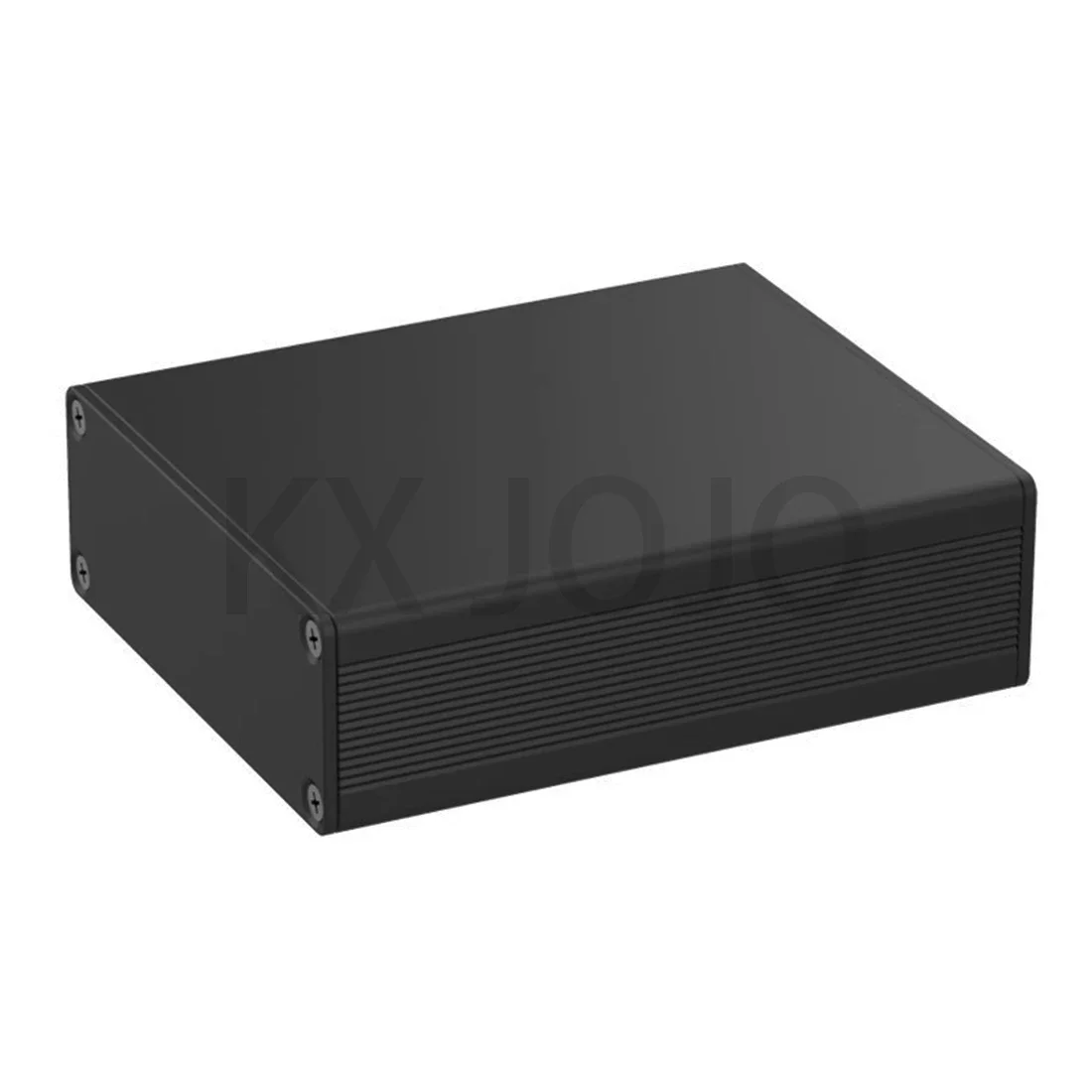 Custodia in alluminio 64*23.5*75/110mm custodia elettronica integrata argento/nero progetto PCB strumento alimentatore fai da te