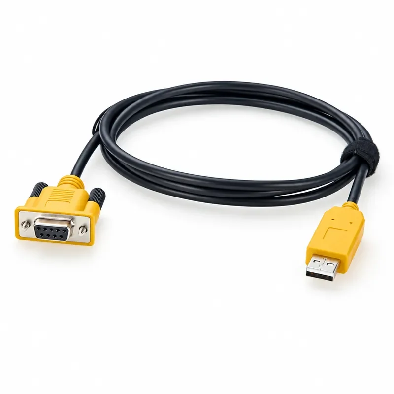 DB9 RS232 Female to USB HID Keyboard Cable with CH9328 Chip D-Sub 9Pin to USB for Barcode Scanners, POS, Windows, Linux,