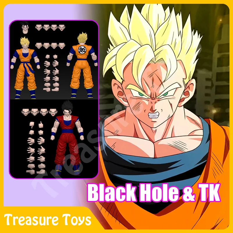 

Black Hole TK CUSTOM Dragon Ball Super Saiyan Mystic Ultimate Son Gohan Future Gohan Anime Action Figures Model Gifts Toys