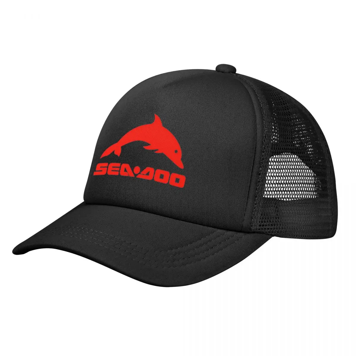 Seadoo Boats Mesh Baseball Cap Adult Sport Sun Hats Hats Breathable Polyester Dad Hat Winter Trucker Hats