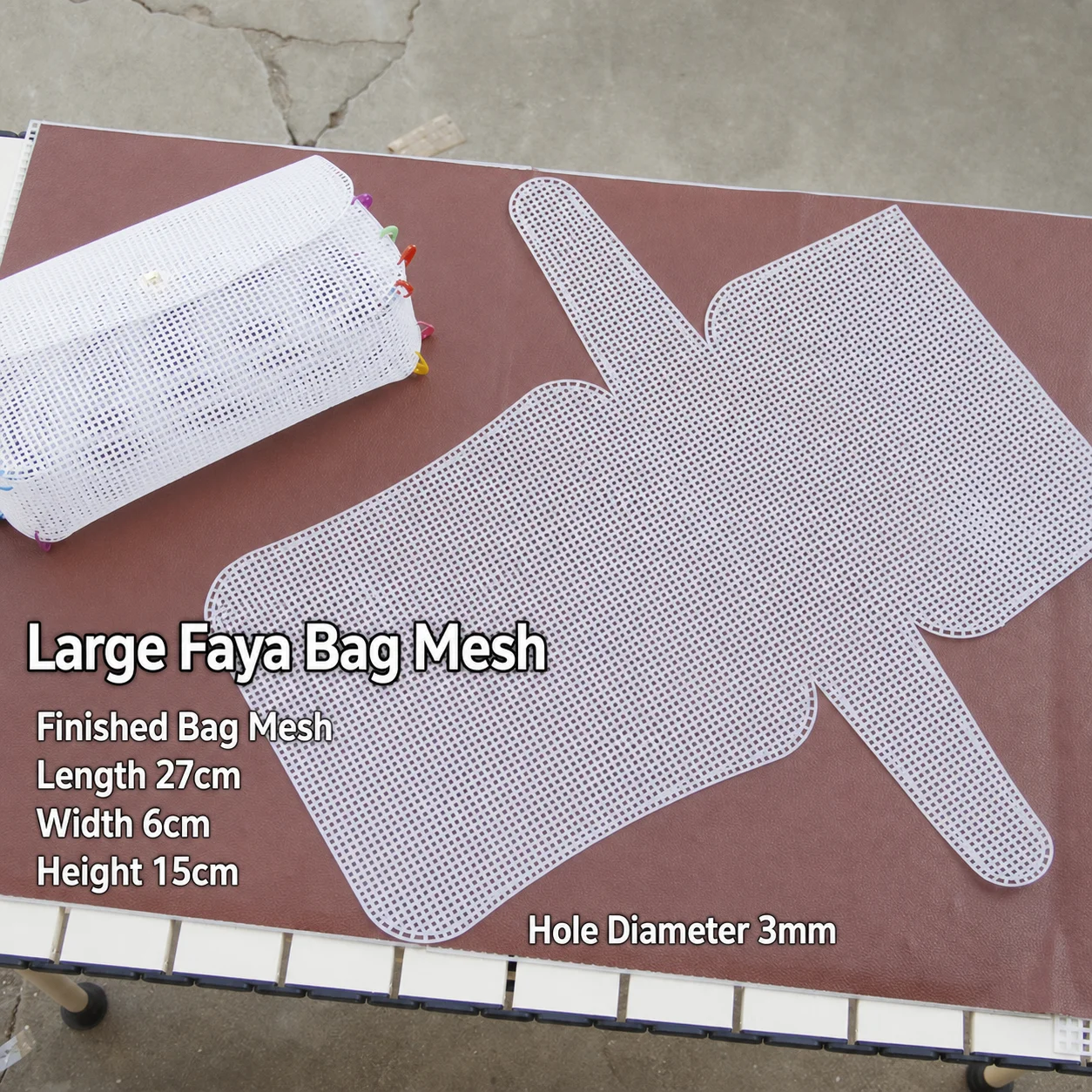 Plastic Pre-Cut Mesh Sheets for DIY Crafts