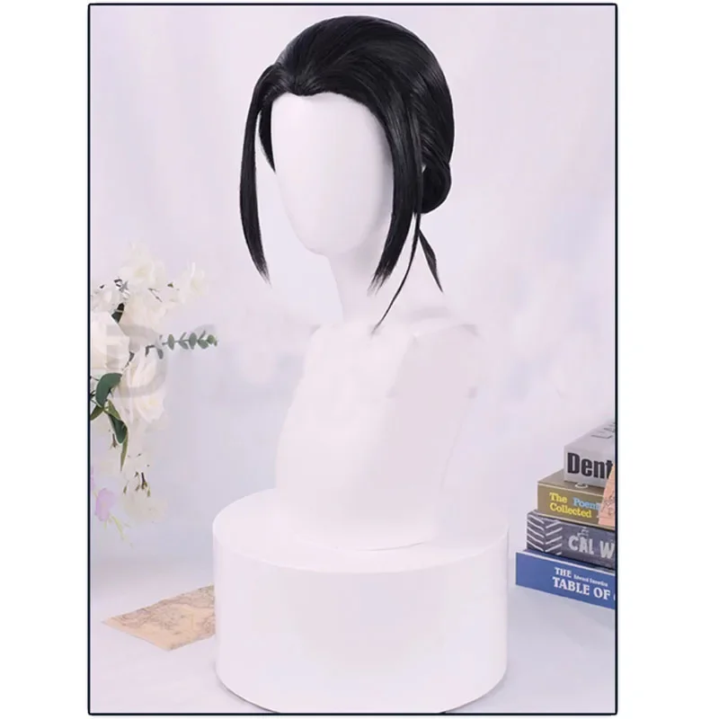 Comic-con Ougai Wigs Retailable Halloween Mori Ogai Cosplay Costume Anime Bungou Stray Dogs Port Mafia Leader Black Uniform Set view 5