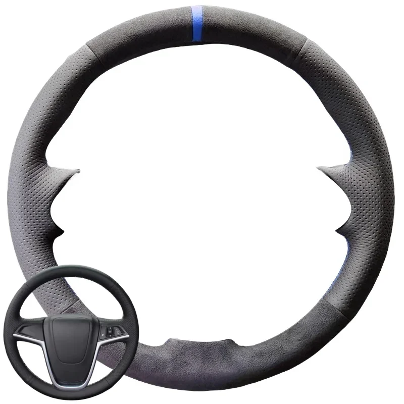 For Opel Astra (J) 2010-2015 Ampera 2012-2015 Meriva (B) 2010-2017 Zafira Tourer Astra GTC Braid Car Steering Wheel Cover