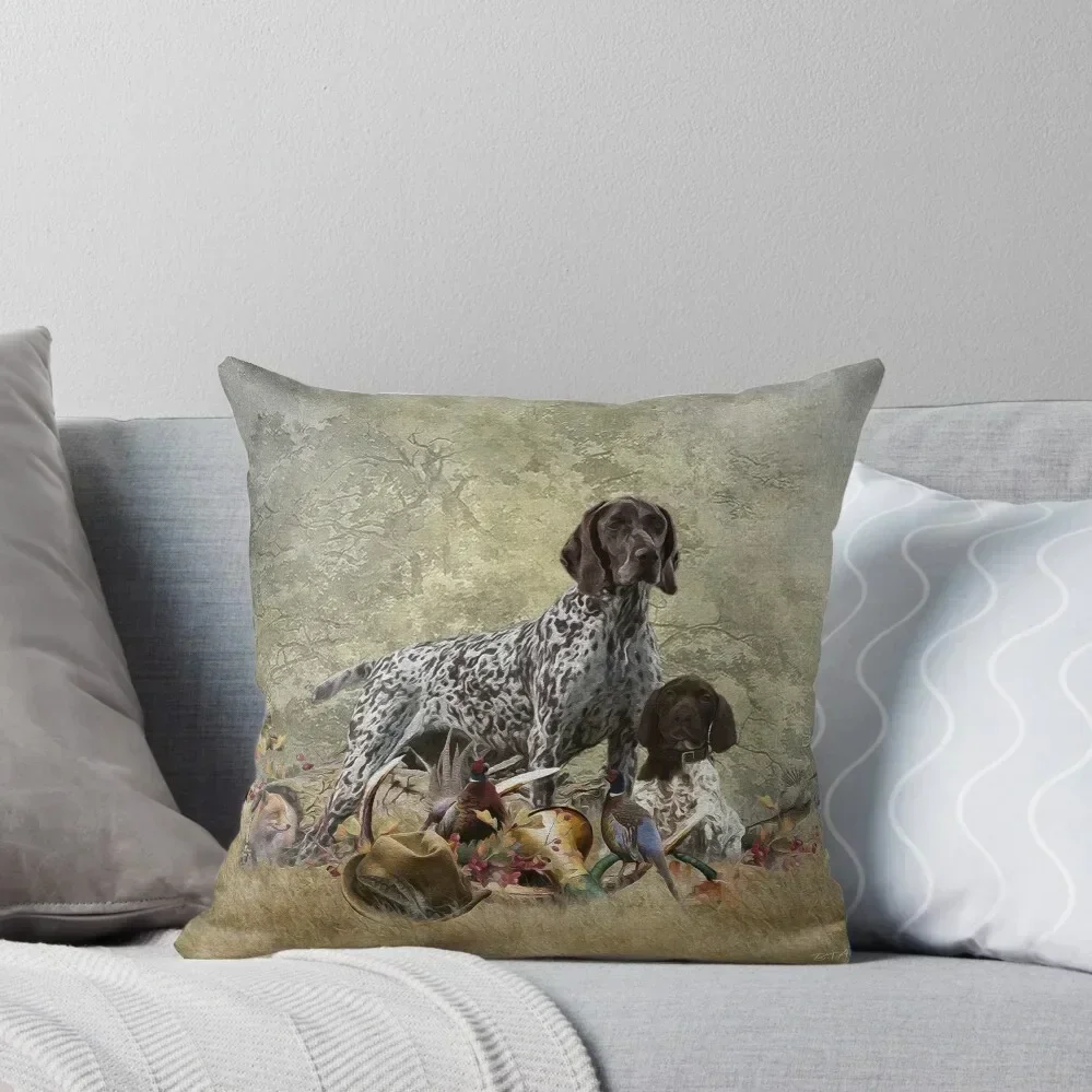 

A versatile hunting breed , German Shorthaired Pointer Throw Pillow Luxury Pillow Cover Couch Cushions pillow