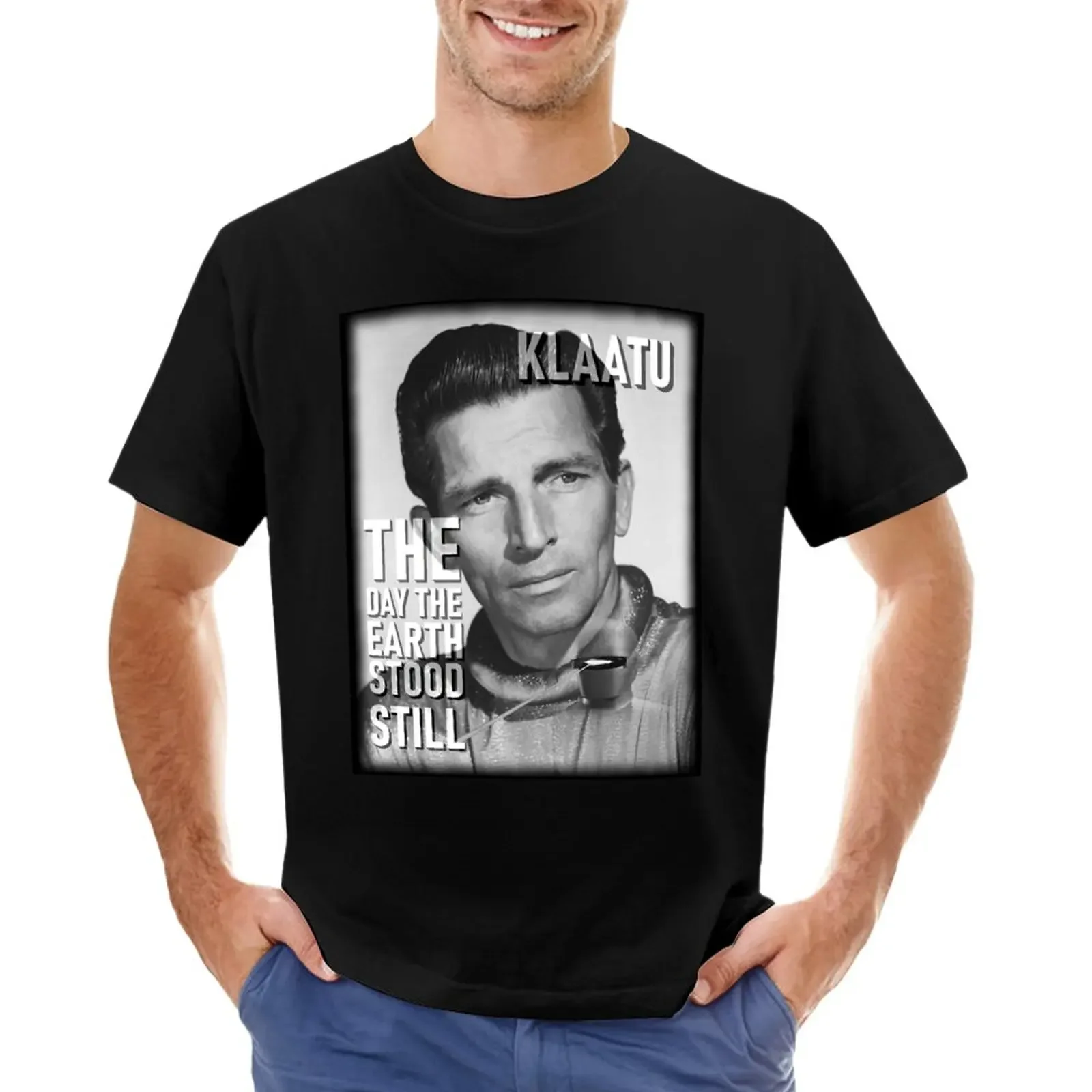 

Michael Rennie As Klaatu - The Day the Earth Stood Still. T-Shirt for a boy T-shirts for men cotton