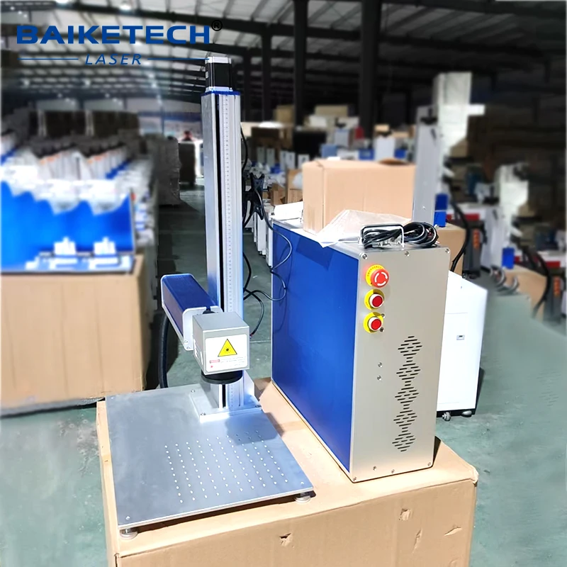 20W Desktop Fiber Laser Engraver Compact Design Small Workshop Hardware Tool Metal Surface Marking Machine